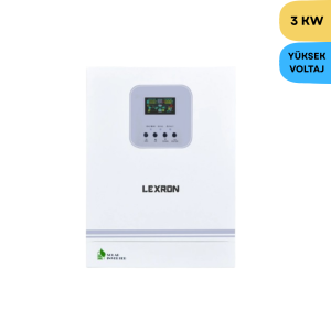 Lexron 3KW MPPT Yüksek Voltaj 24V 40 450V PV Giriş Tam Sinüs Akıllı İnverter